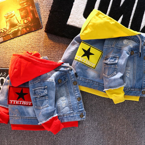 “Superstar” Hooded Denim Jacket