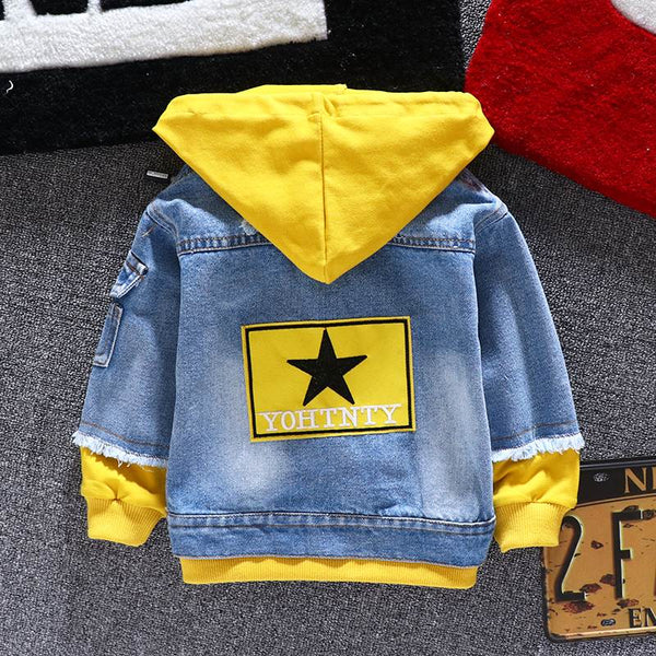 “Superstar” Hooded Denim Jacket