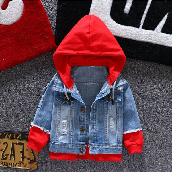 “Superstar” Hooded Denim Jacket