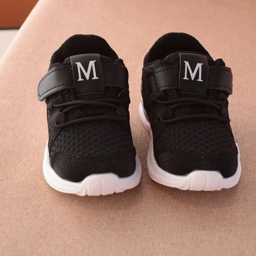 Black Chunky M Sneakers