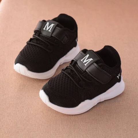 Black Chunky M Sneakers