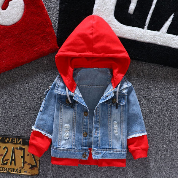 “Superstar” Hooded Denim Jacket