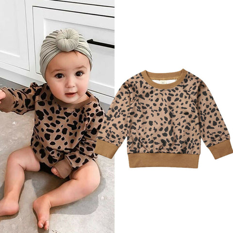 Casual Leopard Pullover Hoodies