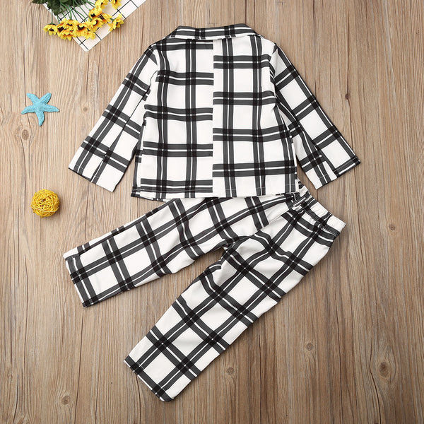 Plaid Print Coat Undercoat Outfits