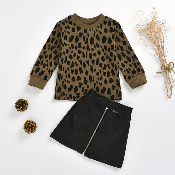 Leopard Print Pullover Tops