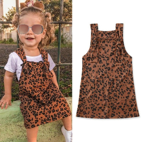 Suspender Bib Straight Overalls Dress