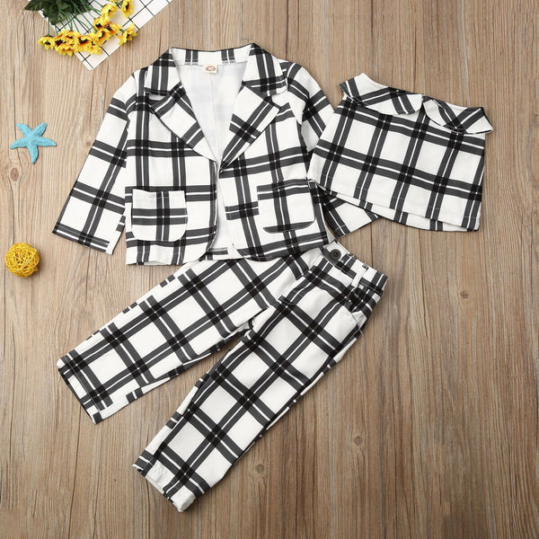 Plaid Print Coat Undercoat Outfits