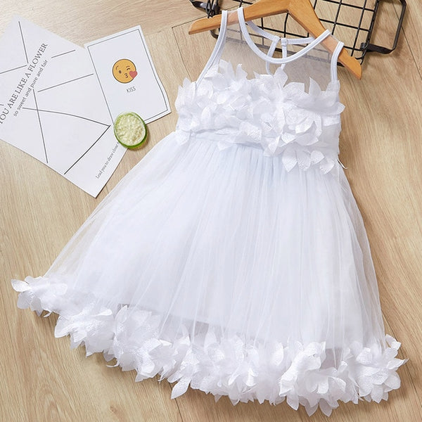 Lace And Ball Design Kids Princess Dress