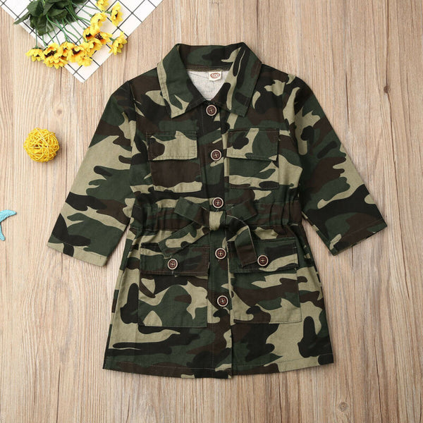 Casual Camouflage Print Jacket