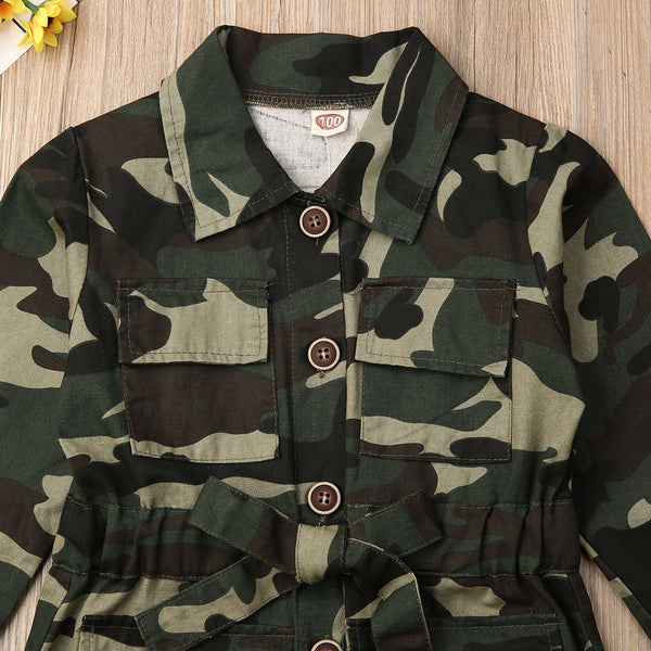 Casual Camouflage Print Jacket