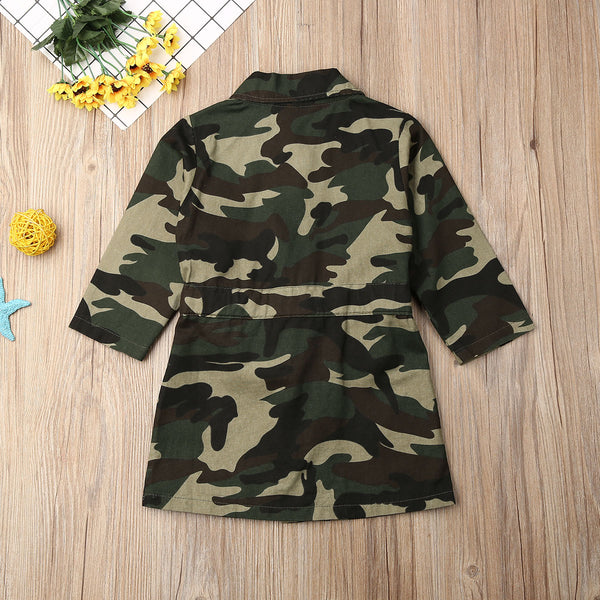 Casual Camouflage Print Jacket