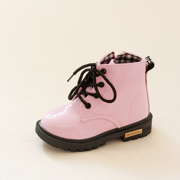 PU Leather Waterproof leather boots