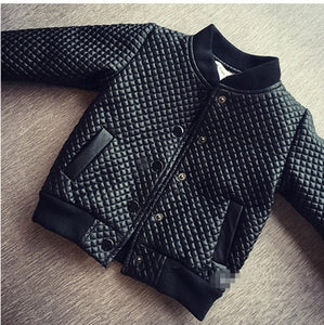 Quilted Black Leather Jacket